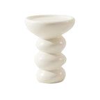 Minimalist Fiberglass Round End Table for Living Room