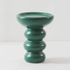 Minimalist Fiberglass Round End Table for Living Room