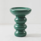 Minimalist Fiberglass Round End Table for Living Room