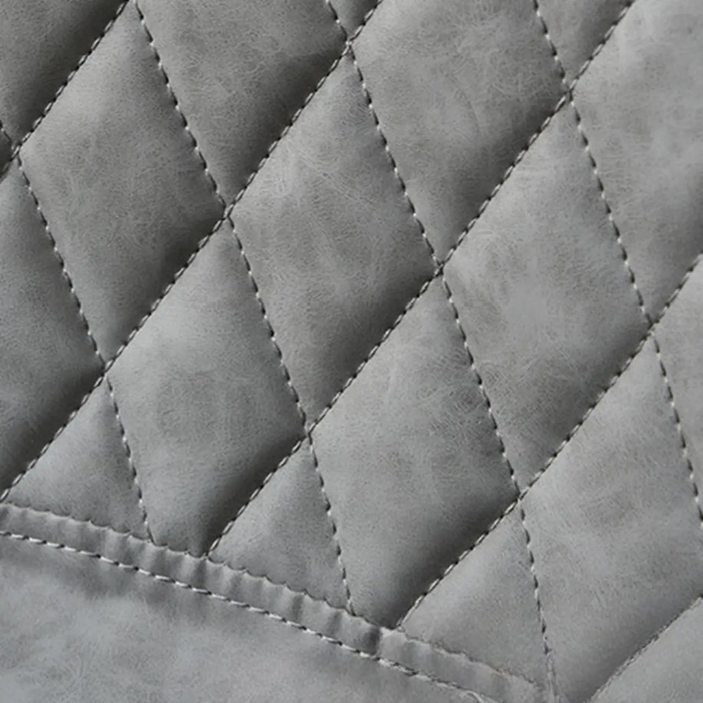 Chic Leather Tufted Swivel Adjustable Bar Stool