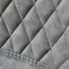 Chic Leather Tufted Swivel Adjustable Bar Stool