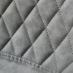 Chic Leather Tufted Swivel Adjustable Bar Stool