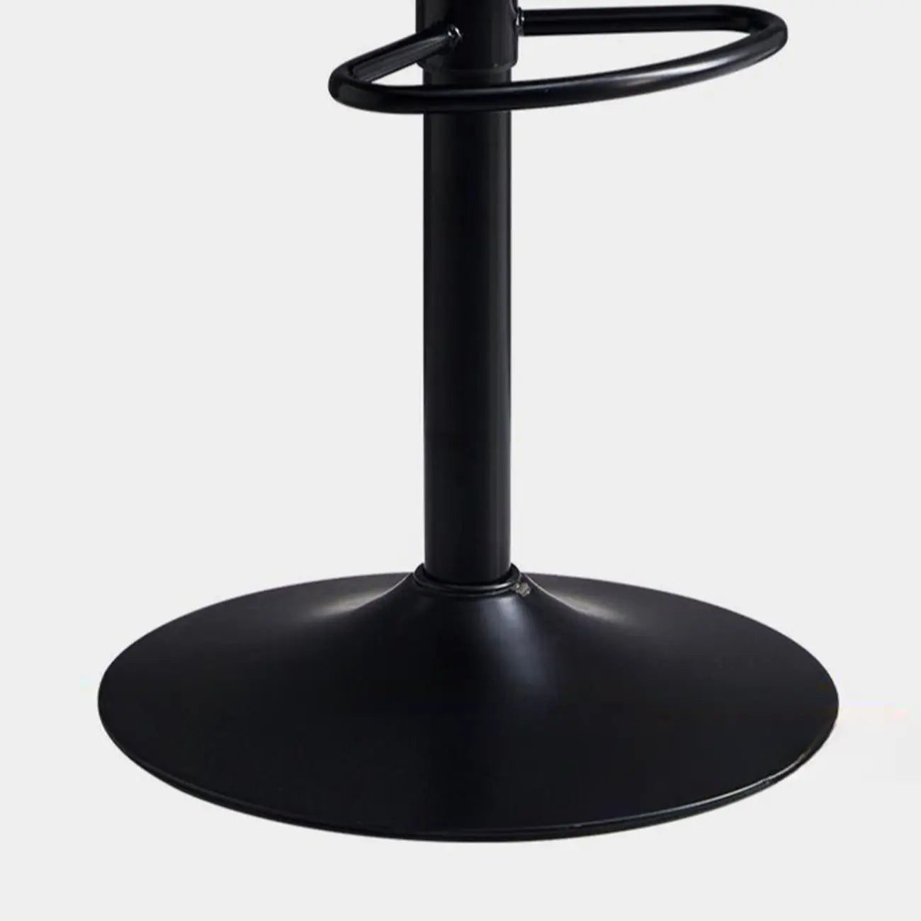 Modern Green Saddle Fax Leather Adjustable Swivel Bar Stools