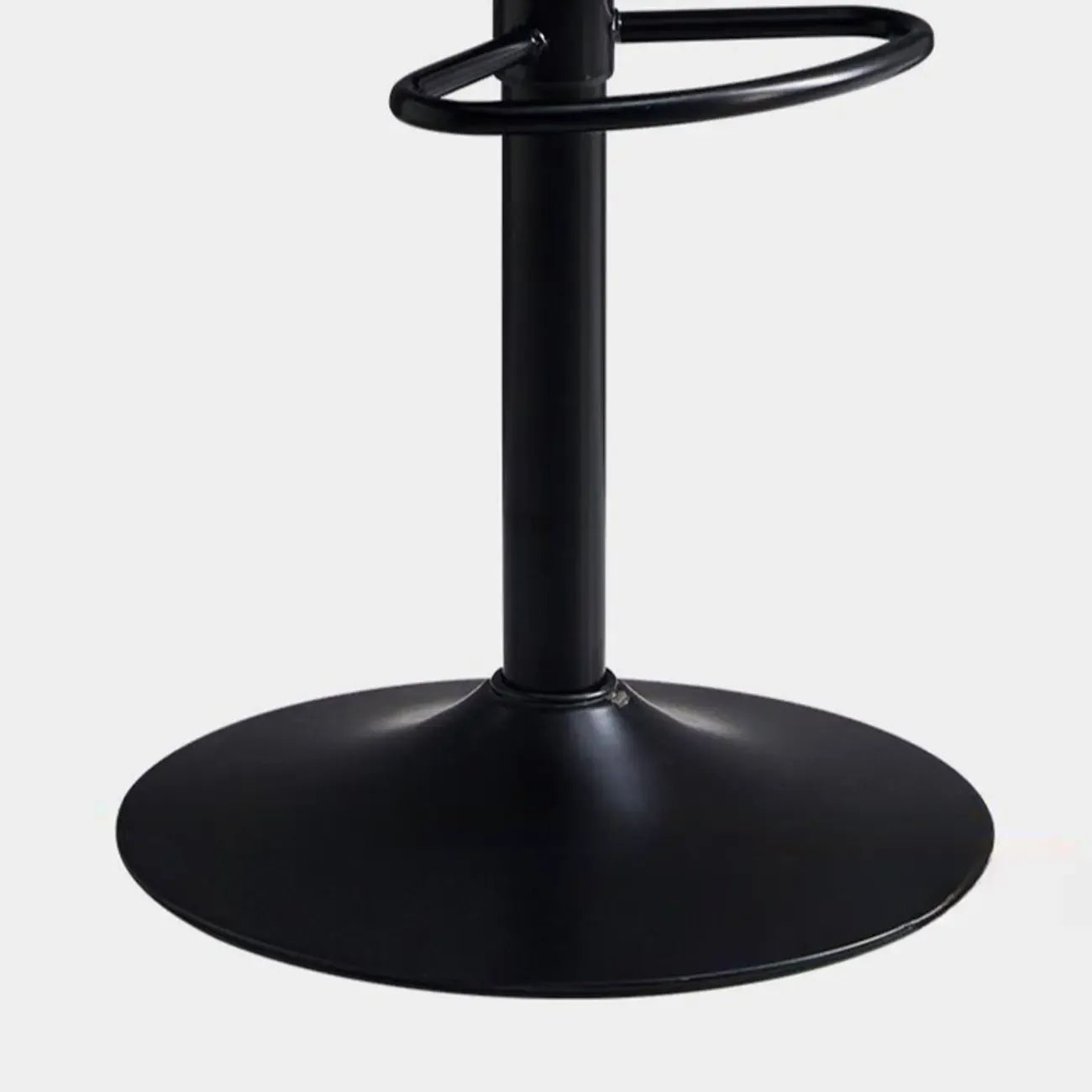 Modern Green Saddle Fax Leather Adjustable Swivel Bar Stools