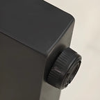 Modern Black Metal Fixed Top Storage Bar Tables