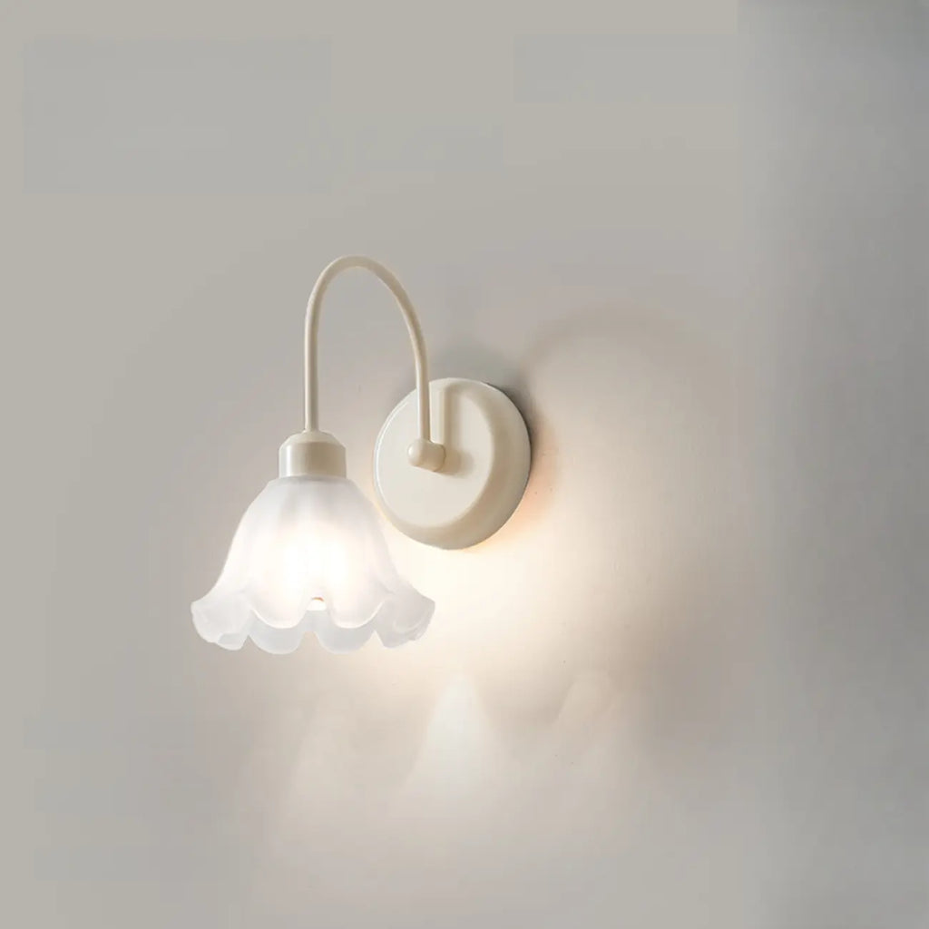 Elegant Cast Iron Wall Light Fixture for Bedroom Decor