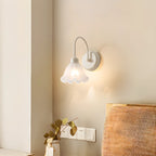 Elegant Cast Iron Wall Light Fixture for Bedroom Decor
