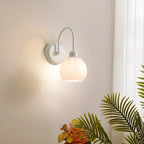 Elegant Cast Iron Wall Light Fixture for Bedroom Decor