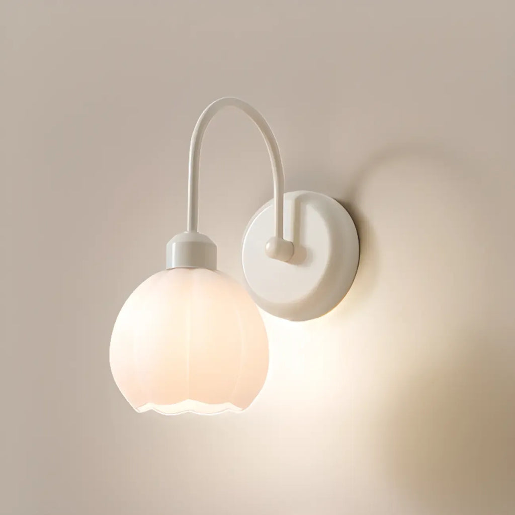 Elegant Cast Iron Wall Light Fixture for Bedroom Decor