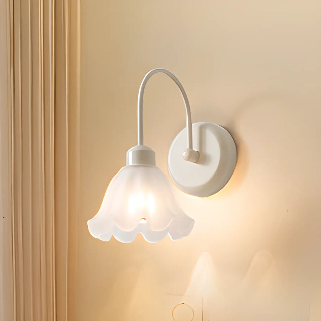 Elegant Cast Iron Wall Light Fixture for Bedroom Decor