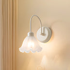 Elegant Cast Iron Wall Light Fixture for Bedroom Decor
