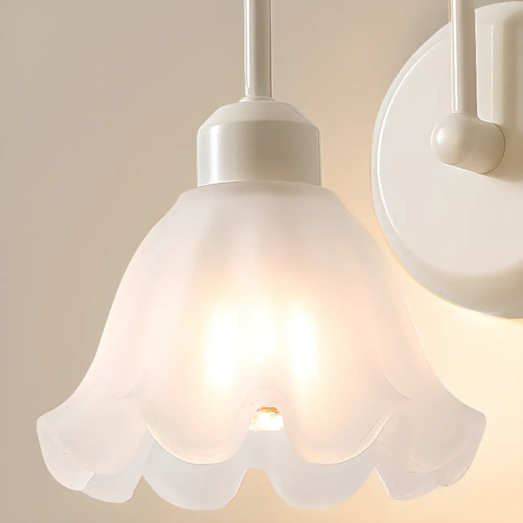 Elegant Cast Iron Wall Light Fixture for Bedroom Decor