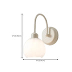 Elegant Cast Iron Wall Light Fixture for Bedroom Decor