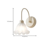Elegant Cast Iron Wall Light Fixture for Bedroom Decor