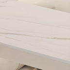 Scandinavian Smooth White Storage Bar Tables