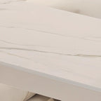 Scandinavian Smooth White Storage Bar Tables