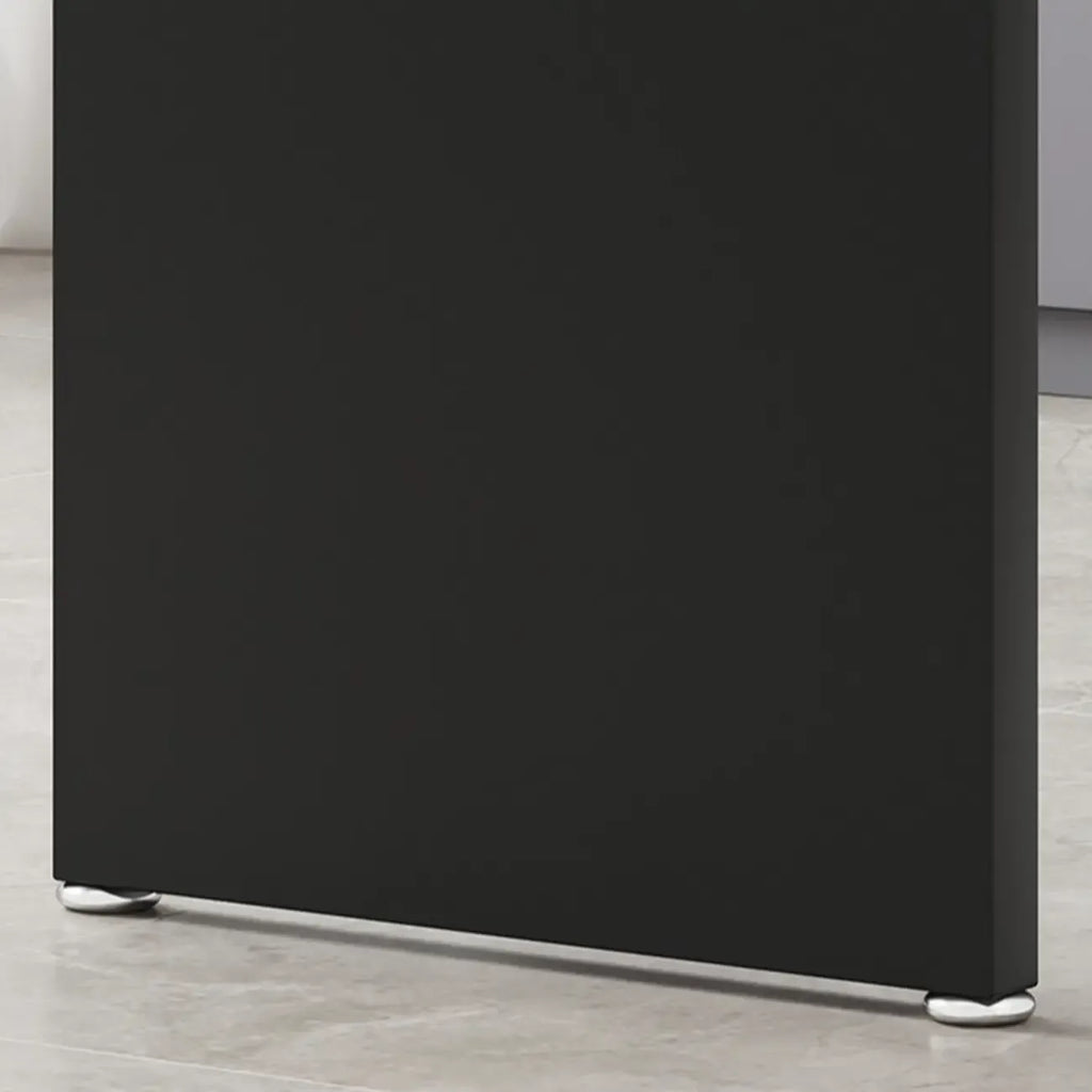 Nordic White Slate Metal Storage Bar Tables
