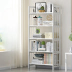 Minimalist Adjustable Vertical Open Back Wooden Bookshelves