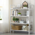 Minimalist Adjustable Vertical Open Back Wooden Bookshelves