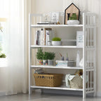 Minimalist Adjustable Vertical Open Back Wooden Bookshelves