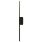 2-Light Black Cast Iron Vanity Lights for Bathroom