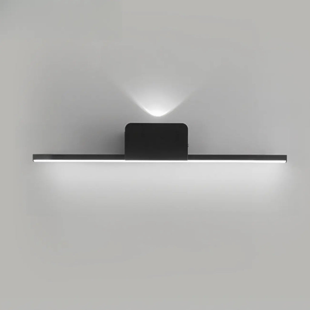 2-Light Black Cast Iron Vanity Lights for Bathroom