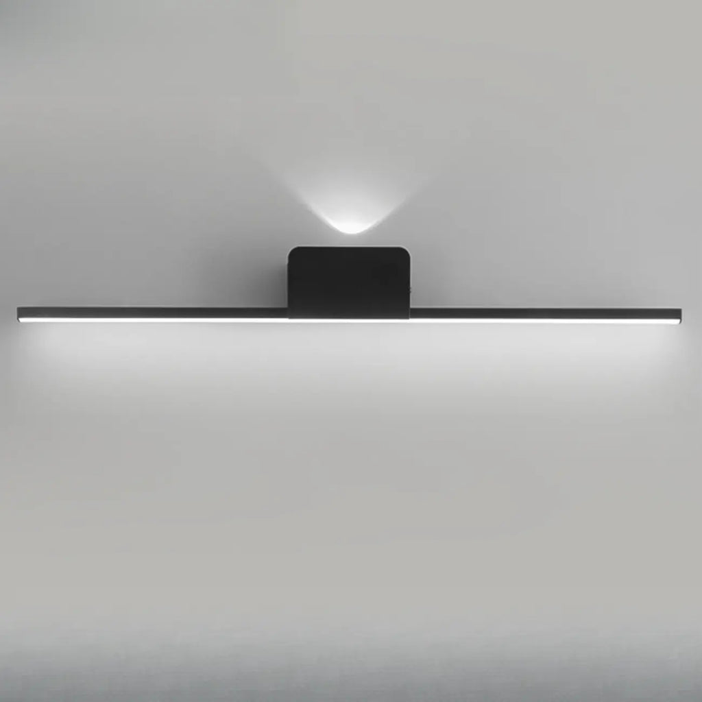 2-Light Black Cast Iron Vanity Lights for Bathroom