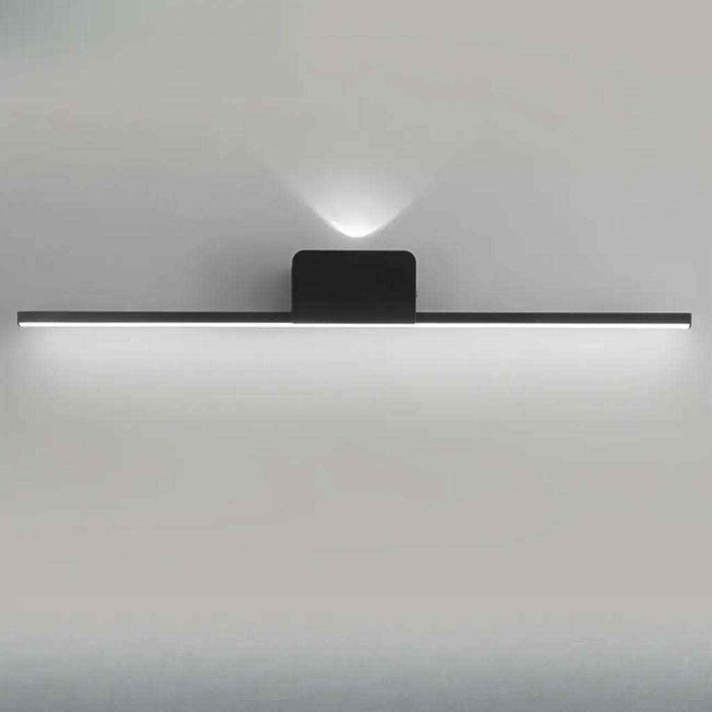 2-Light Black Cast Iron Vanity Lights for Bathroom