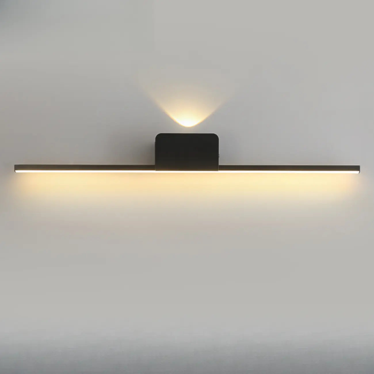 2-Light Black Cast Iron Vanity Lights for Bathroom
