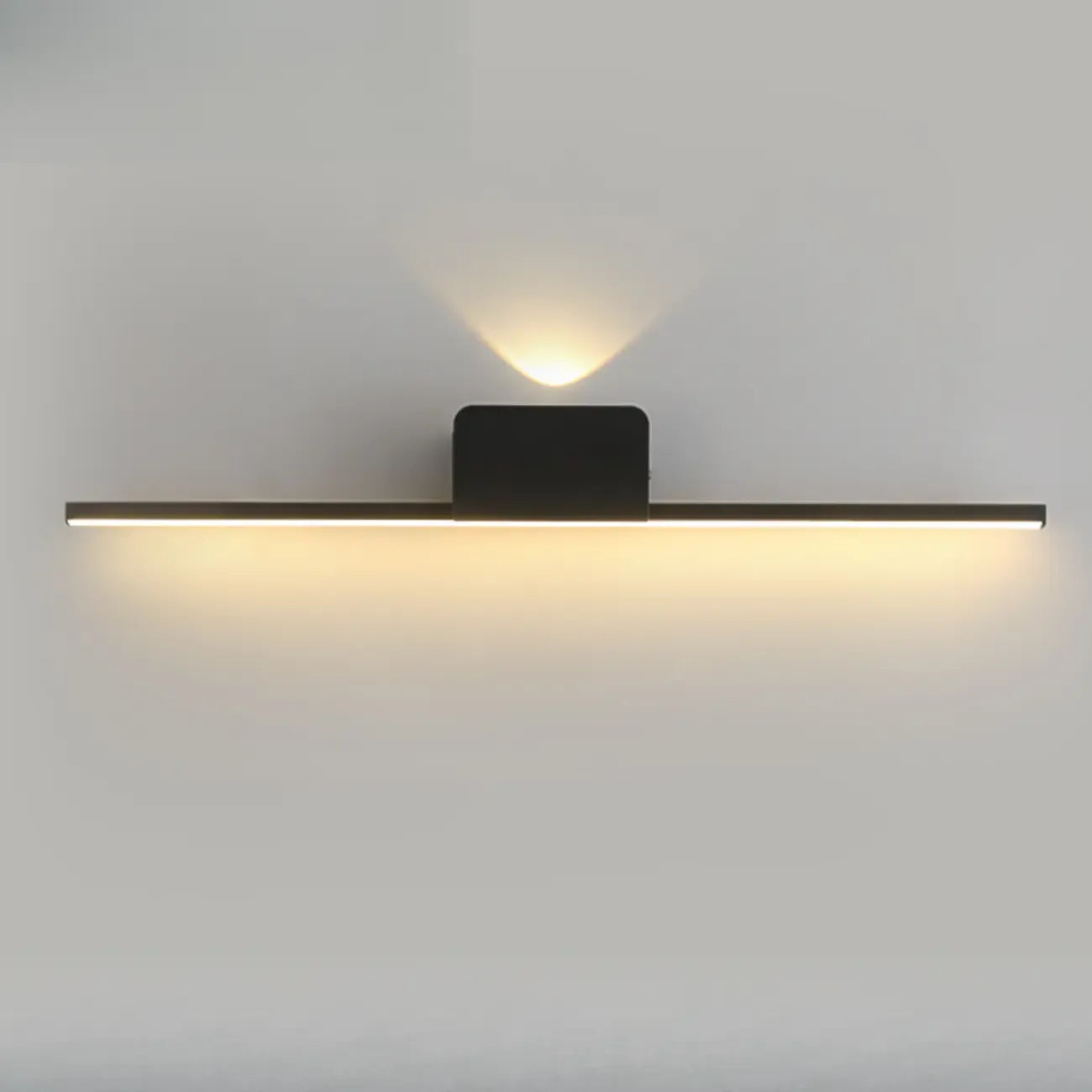 2-Light Black Cast Iron Vanity Lights for Bathroom