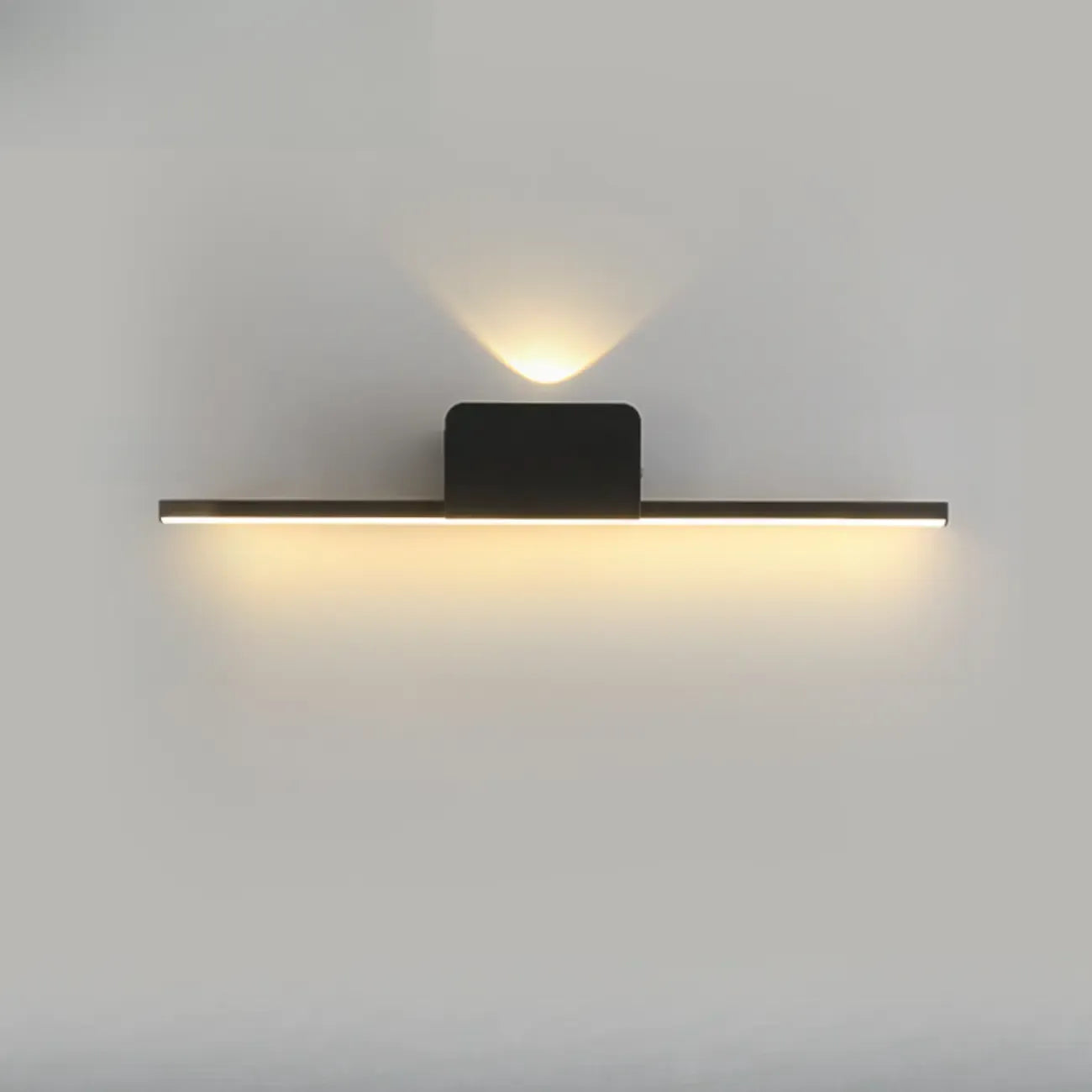 2-Light Black Cast Iron Vanity Lights for Bathroom