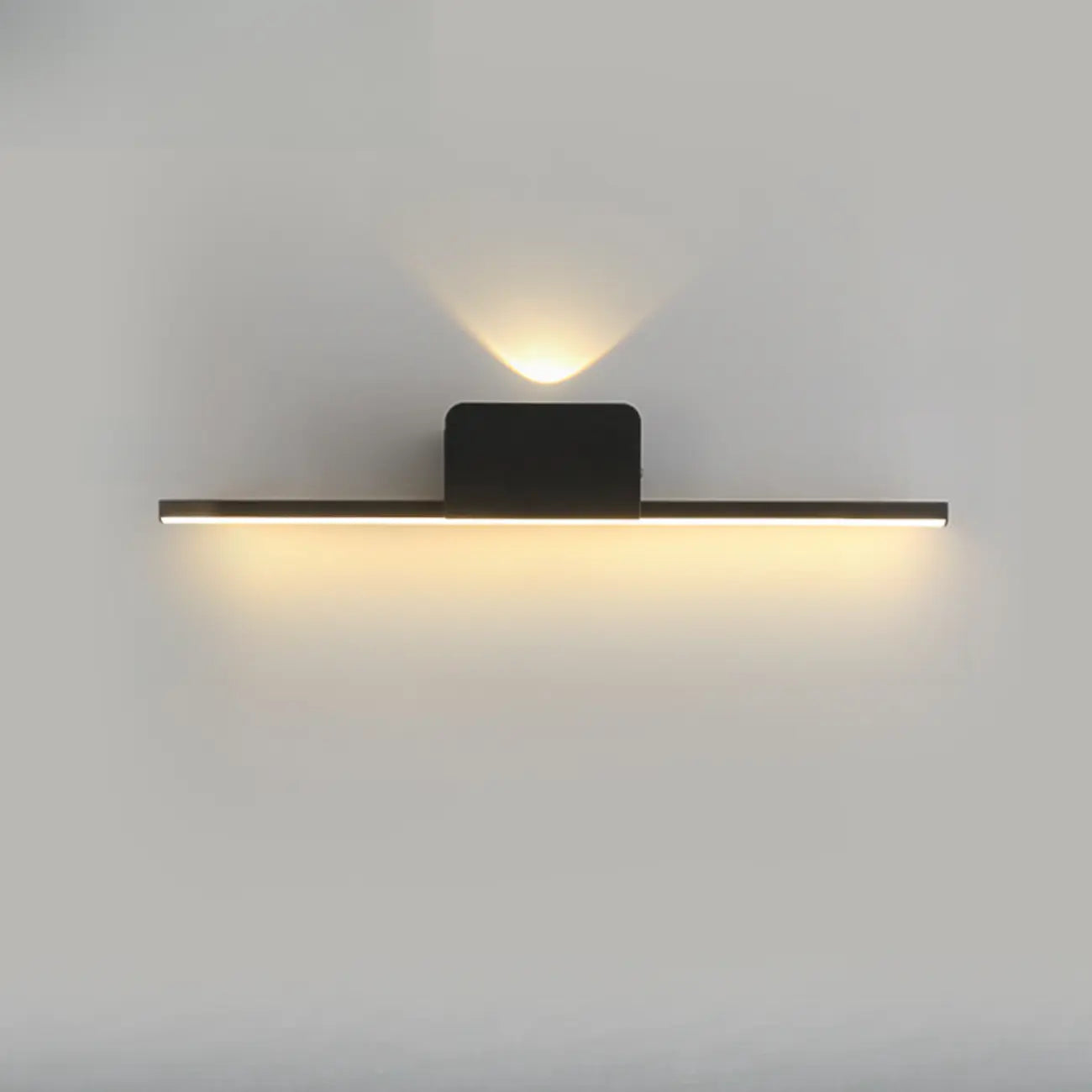 2-Light Black Cast Iron Vanity Lights for Bathroom