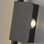 2-Light Black Cast Iron Vanity Lights for Bathroom