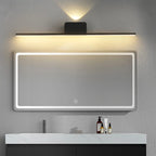 2-Light Black Cast Iron Vanity Lights for Bathroom
