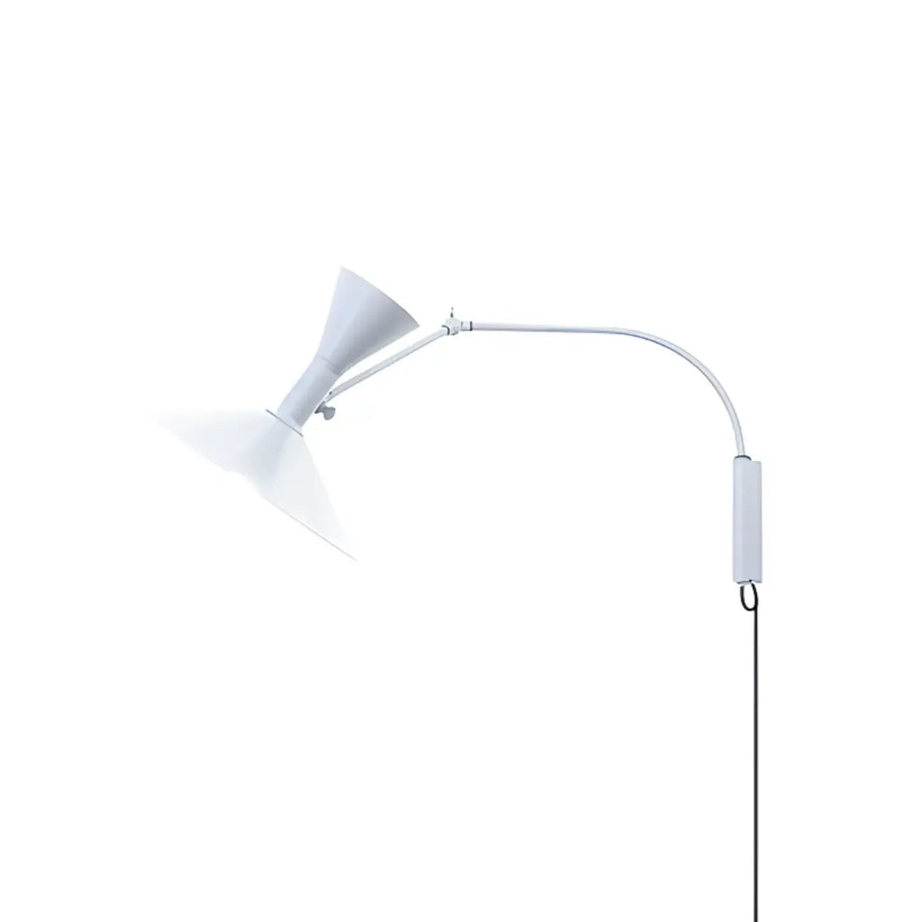 Modern Minimalist Swing Arm Wall Light with Adjustable Angle