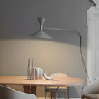 Modern Minimalist Swing Arm Wall Light with Adjustable Angle