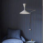 Modern Minimalist Swing Arm Wall Light with Adjustable Angle