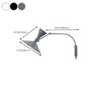 Modern Minimalist Swing Arm Wall Light with Adjustable Angle