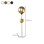 24Modern Brass Wall Sconce Fixture with Glass Shade