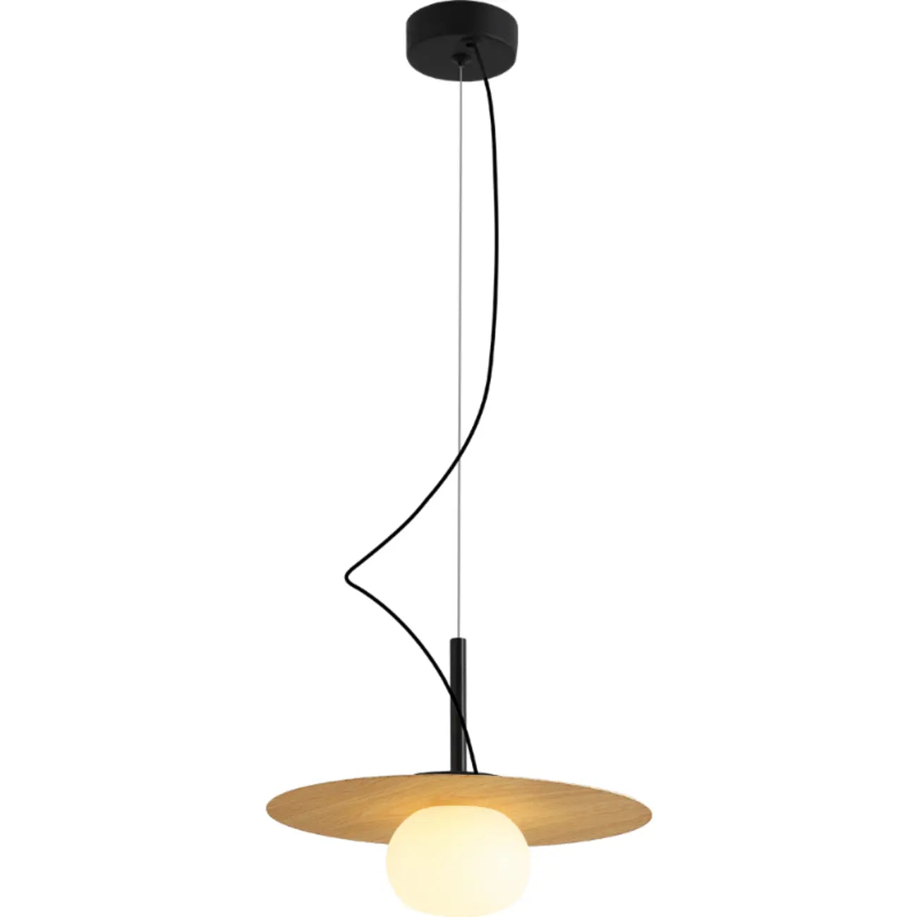 Elegant Modern White Resin Pendant Light for Dining Island