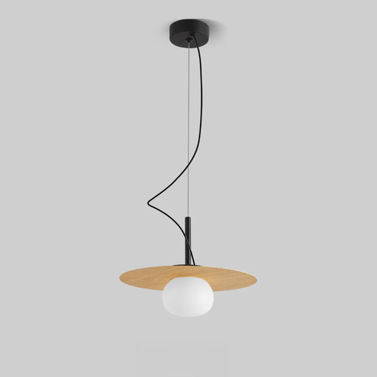 Elegant Modern White Resin Pendant Light for Dining Island
