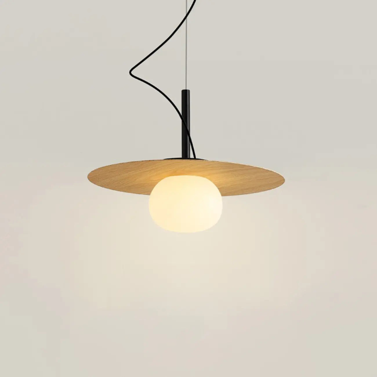 Elegant Modern White Resin Pendant Light for Dining Island