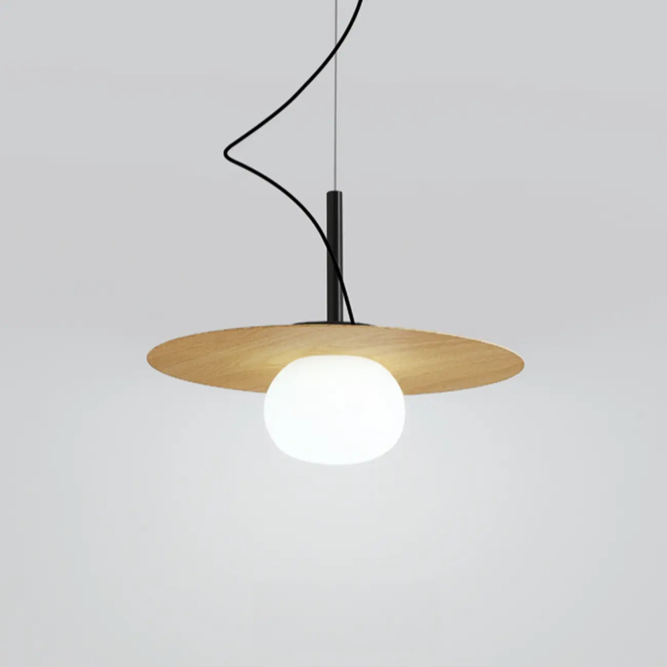 Elegant Modern White Resin Pendant Light for Dining Island