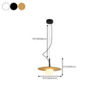 Elegant Modern White Resin Pendant Light for Dining Island