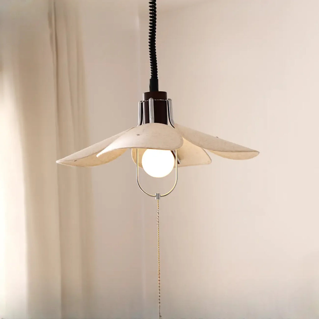 Rustic Petal Shape Pendant Light Adjustable for Kitchen