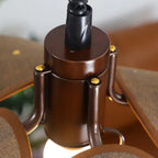 Rustic Petal Shape Pendant Light Adjustable for Kitchen