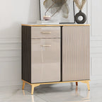 Glam Adjustable Wooden Dining Hutch China Cabinet