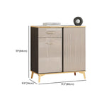 Glam Adjustable Wooden Dining Hutch China Cabinet