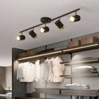 4-Light Modern Dimmable LED Track Lighting with Adjustable Head