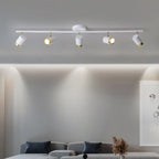 4-Light Modern Dimmable LED Track Lighting with Adjustable Head